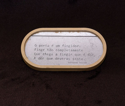 Bandeja decorativa com foto by Alberto Nunes