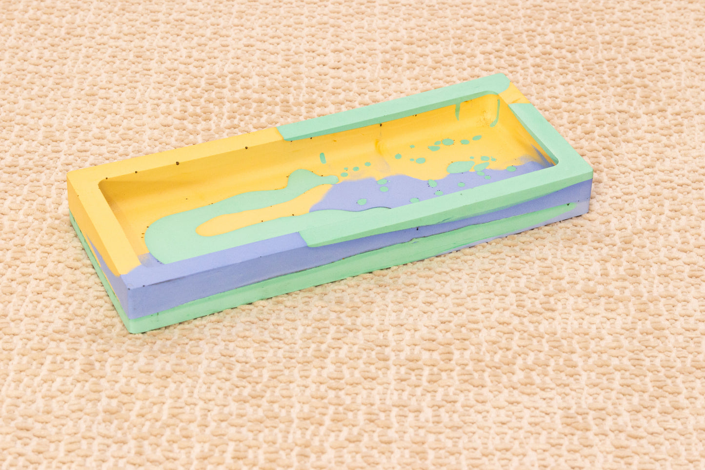 Bandeja decorativa retangular